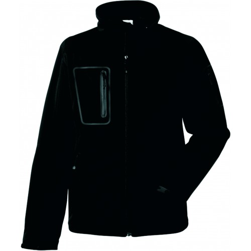 CASACO SOFTSHELL HOMEM AB/FECHO PRETO RU520M CASACO SOFTSHELL HOMEM AB/FECHO PRETO RU520M